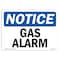 Signmission Safety Sign, OSHA Notice, 7" Height, 10" Width, Gas Alarm Sign, Landscape OS-NS-D-710-L-12985 - alternate 1